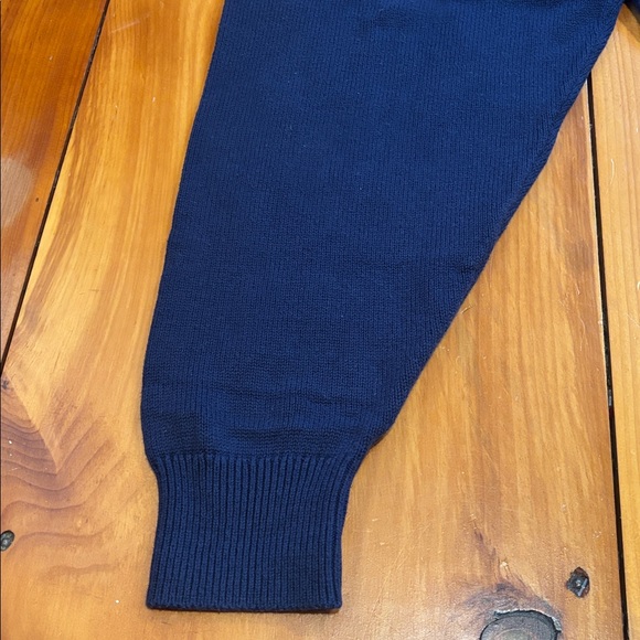 MINNOW S Navy Blue Knit Cashmere Lounge Pants Joggers Drawstring Pockets - Picture 4 of 8
